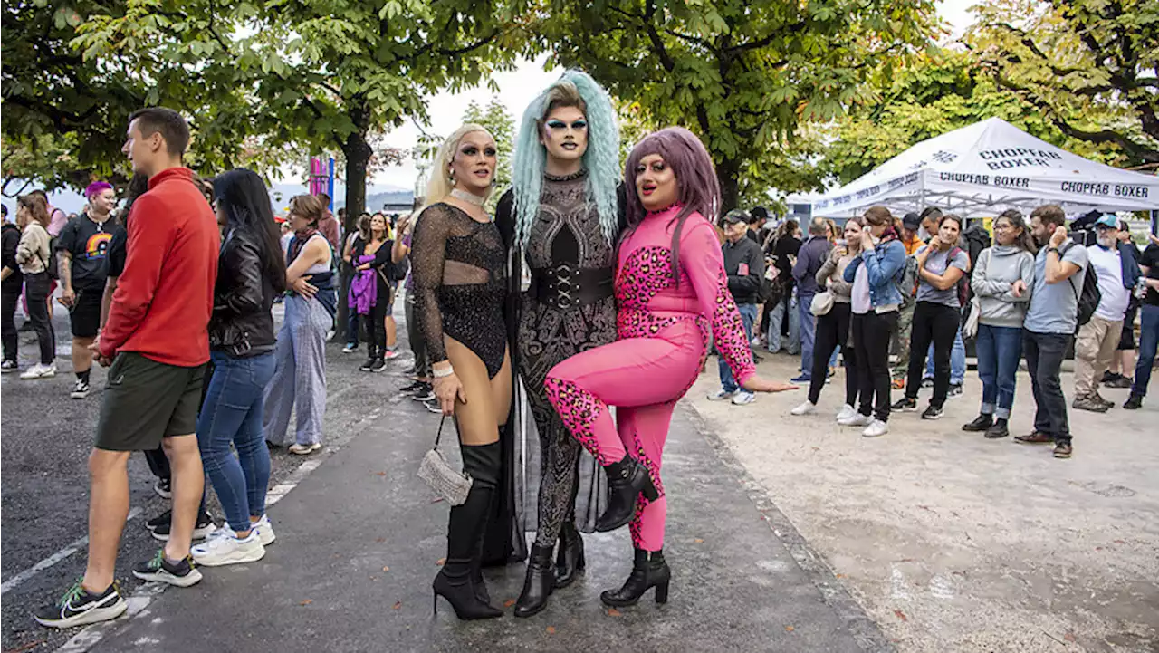 Bunter Pride-Umzug zieht durch die Stadt Luzern