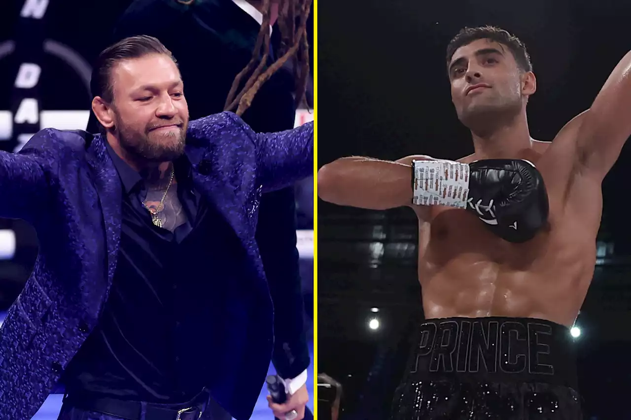 Conor McGregor posts classy message about Prince Naseem Hamed's son after first win