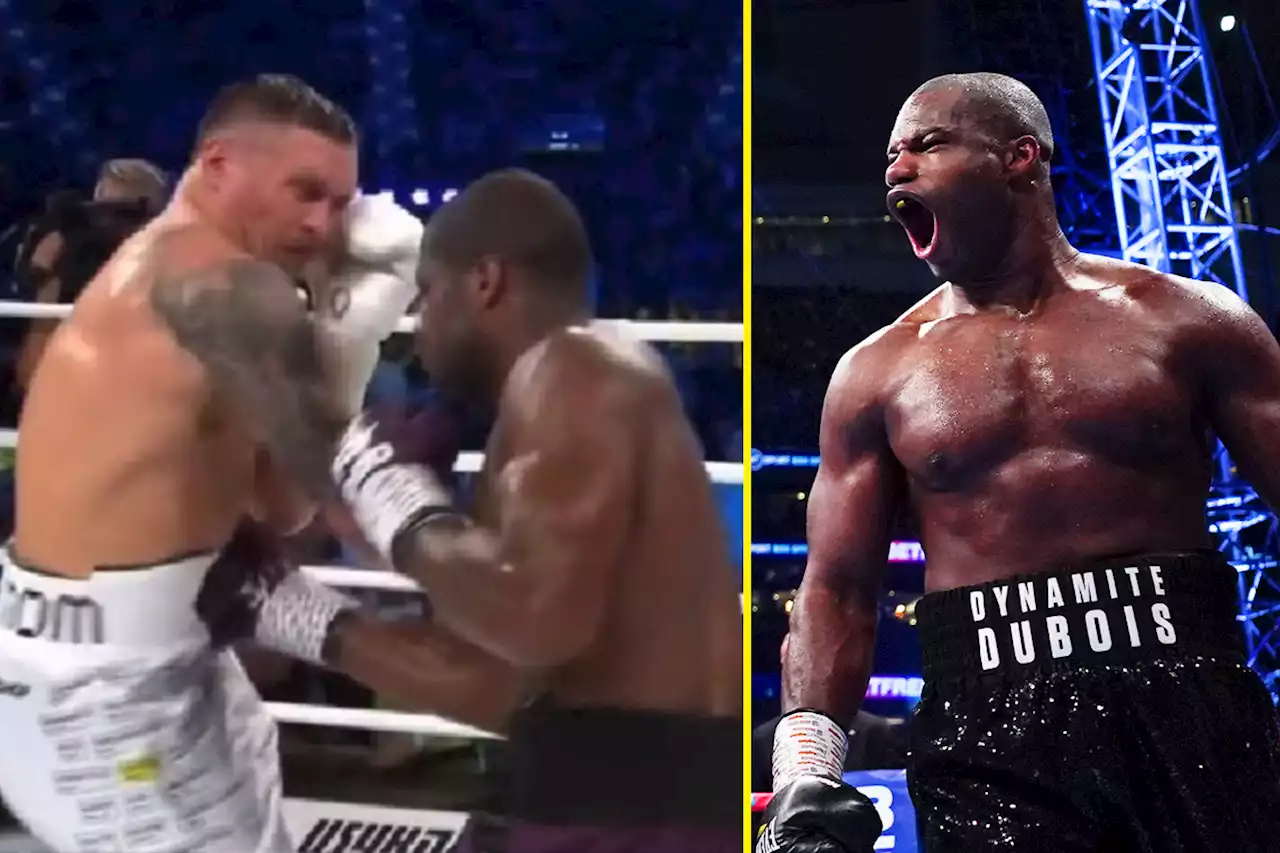 Daniel Dubois says he was 'cheated out of victory' over Oleksandr Usyk and trainer rages