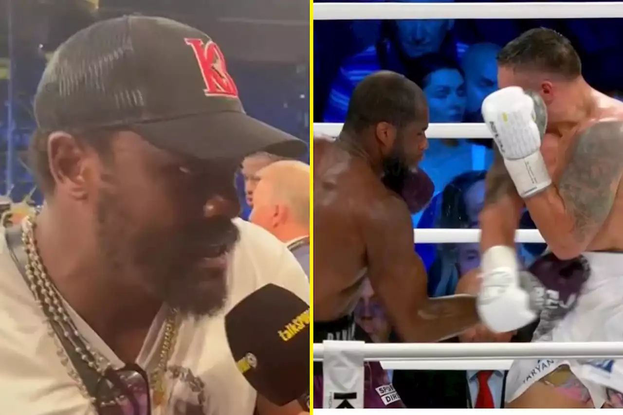 Derek Chisora demands VAR after low-blow call in Oleksandr Usyk's win over Daniel Dubois