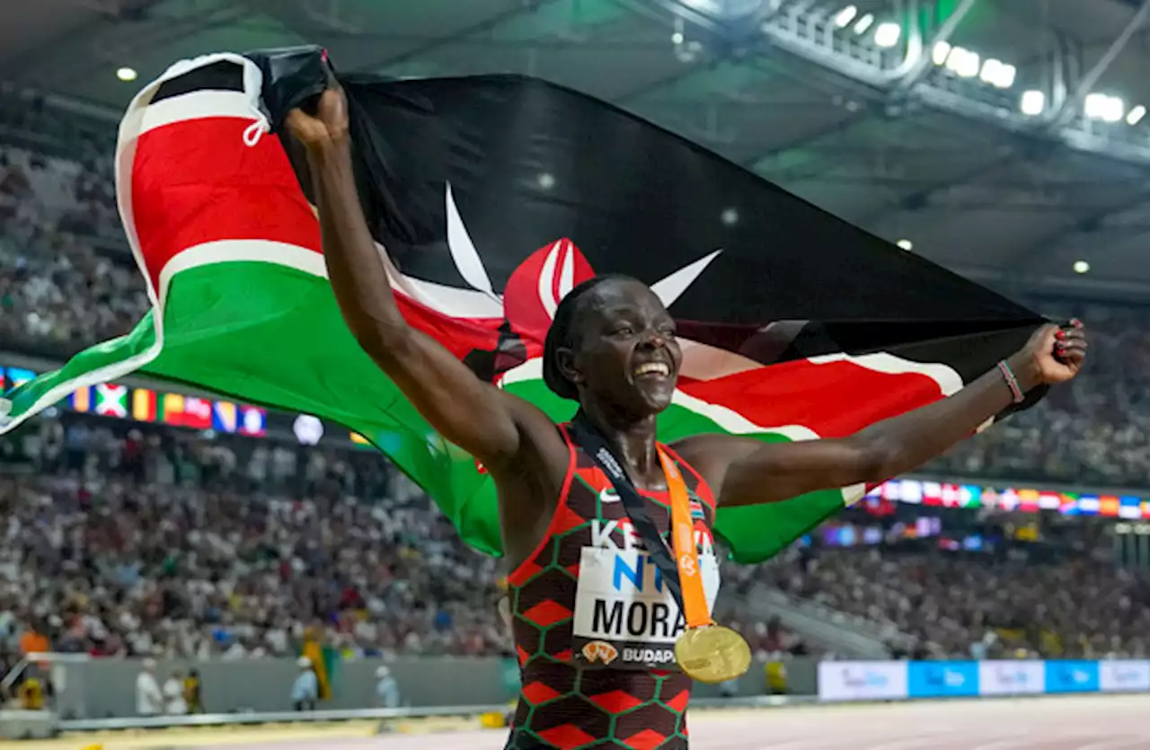 Kenya's Mary Moraa ends Athing Mu's title run in women's 800m