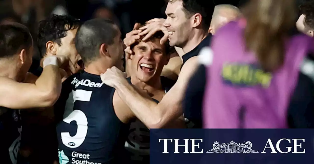 Charlie Curnow enjoys his ‘me time’ moment, now for the finals