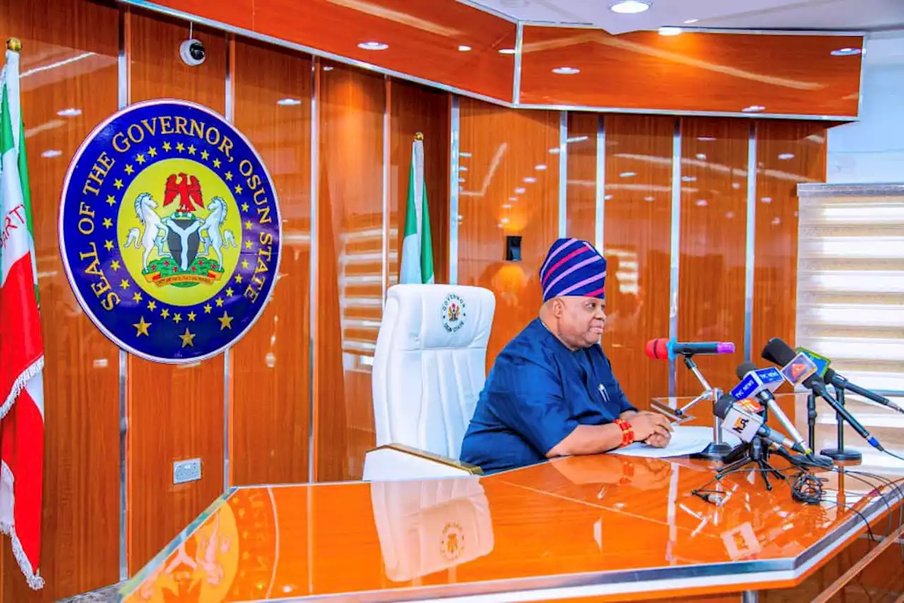 Osun at 32: Let's build a state that'll thrive economically, Adeleke tells residents