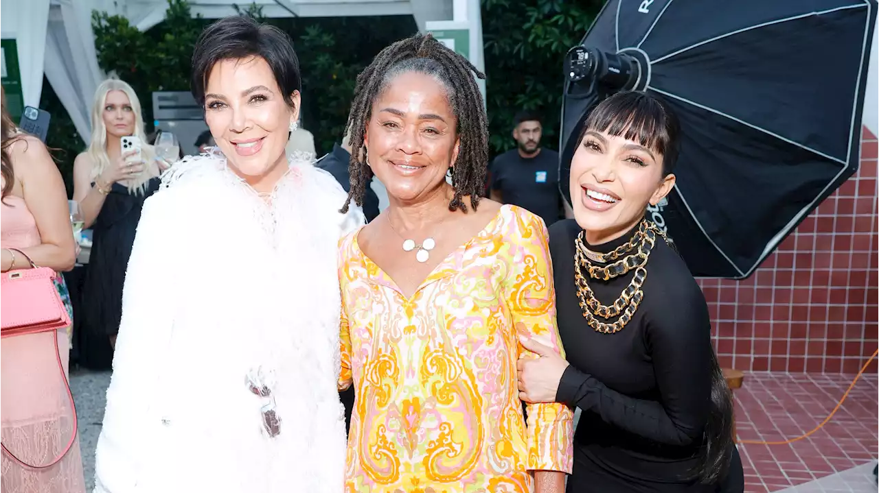 Meghan Markle’s mum Doria poses with Kris Jenner & Kim Kardashian at A-list bash