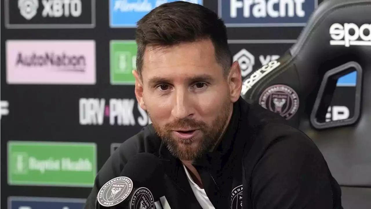 Lionel Messi not in Inter Miami's starting lineup for first Major League Soccer match