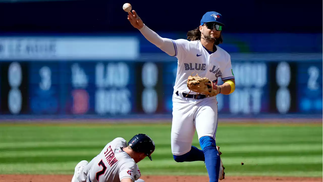 Toronto Blue Jays' Bo Bichette, Matt Chapman leave game vs. Cleveland Guardians