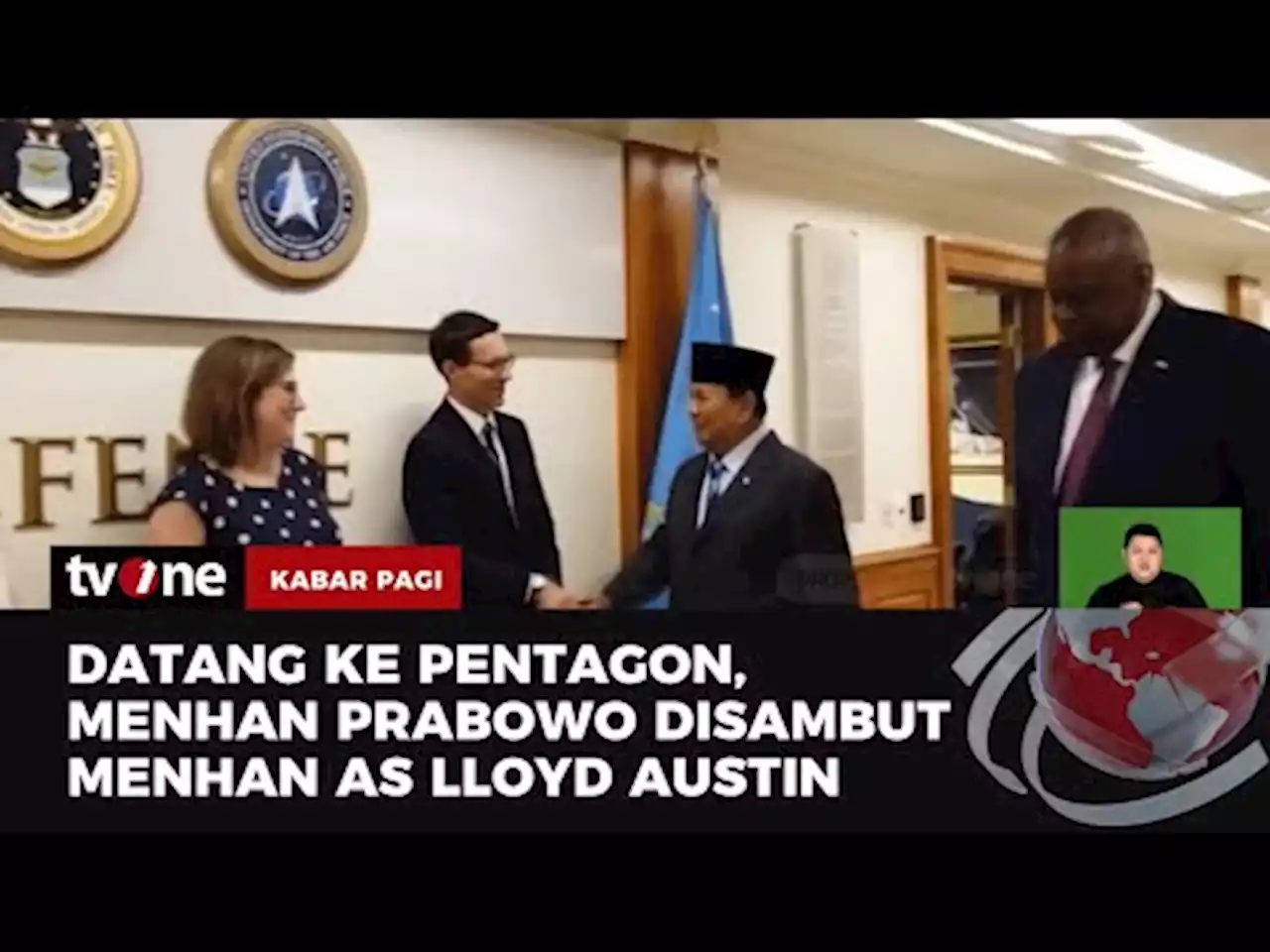 Momen Prabowo Bertandang ke Pentagon, Disambut Langsung Menhan AS