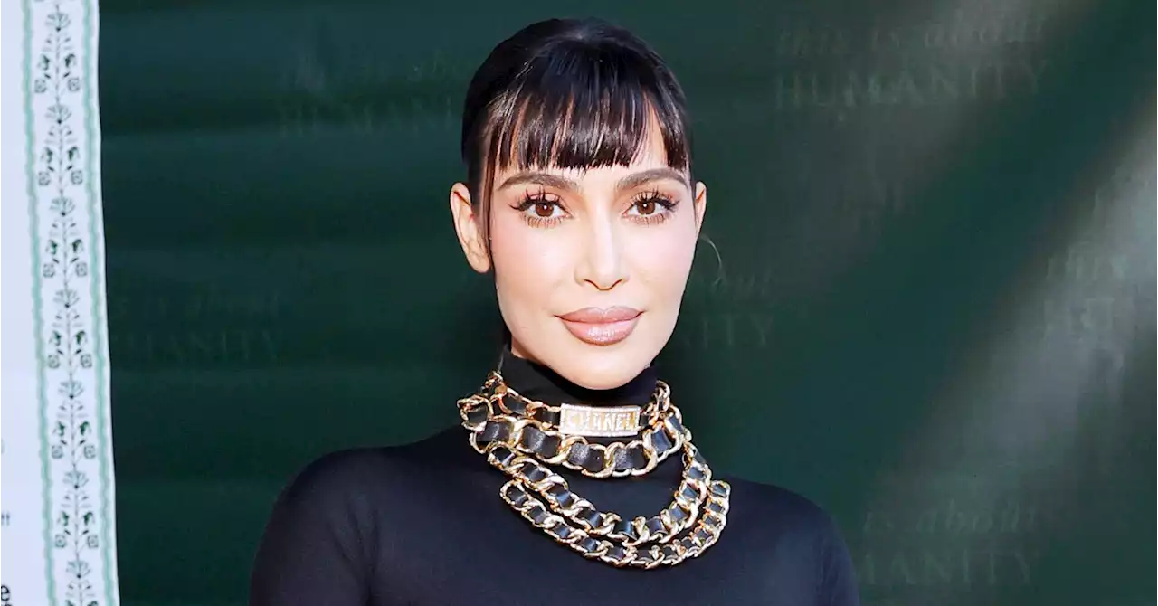 Kim Kardashian Debuts Blunt Bangs at L.A. Gala: Photo