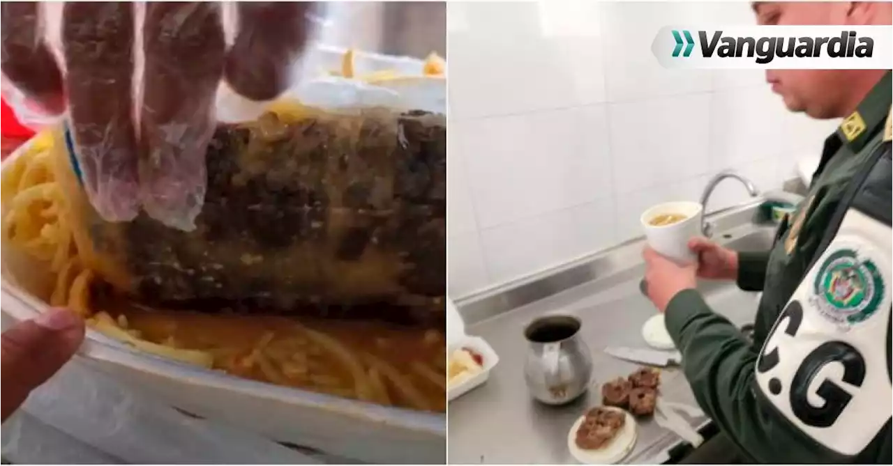 En video: Intentaron ingresar droga en pastas y huesos de carne a dos estaciones de Policía