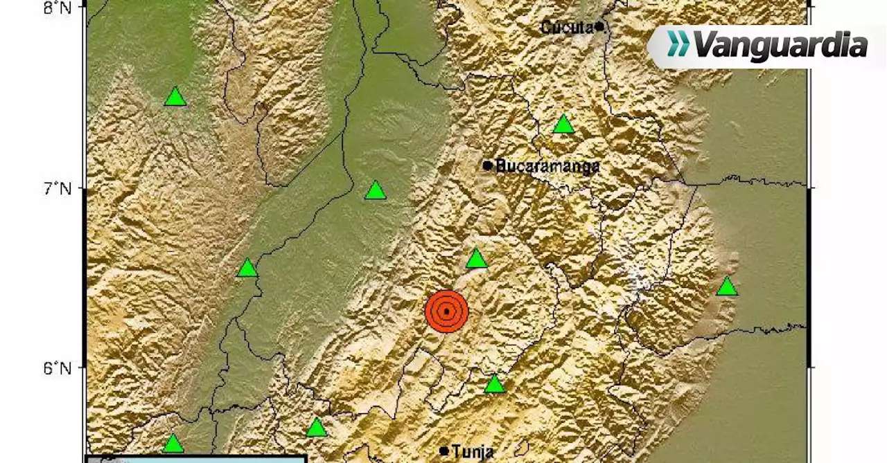 Temblor sacudió a Santander en la mañana de este domingo