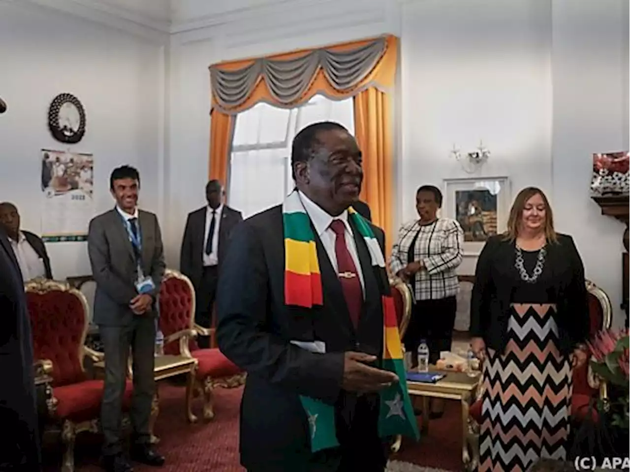 Amtsinhaber Mnangagwa gewinnt Präsidentenwahl in Simbabwe