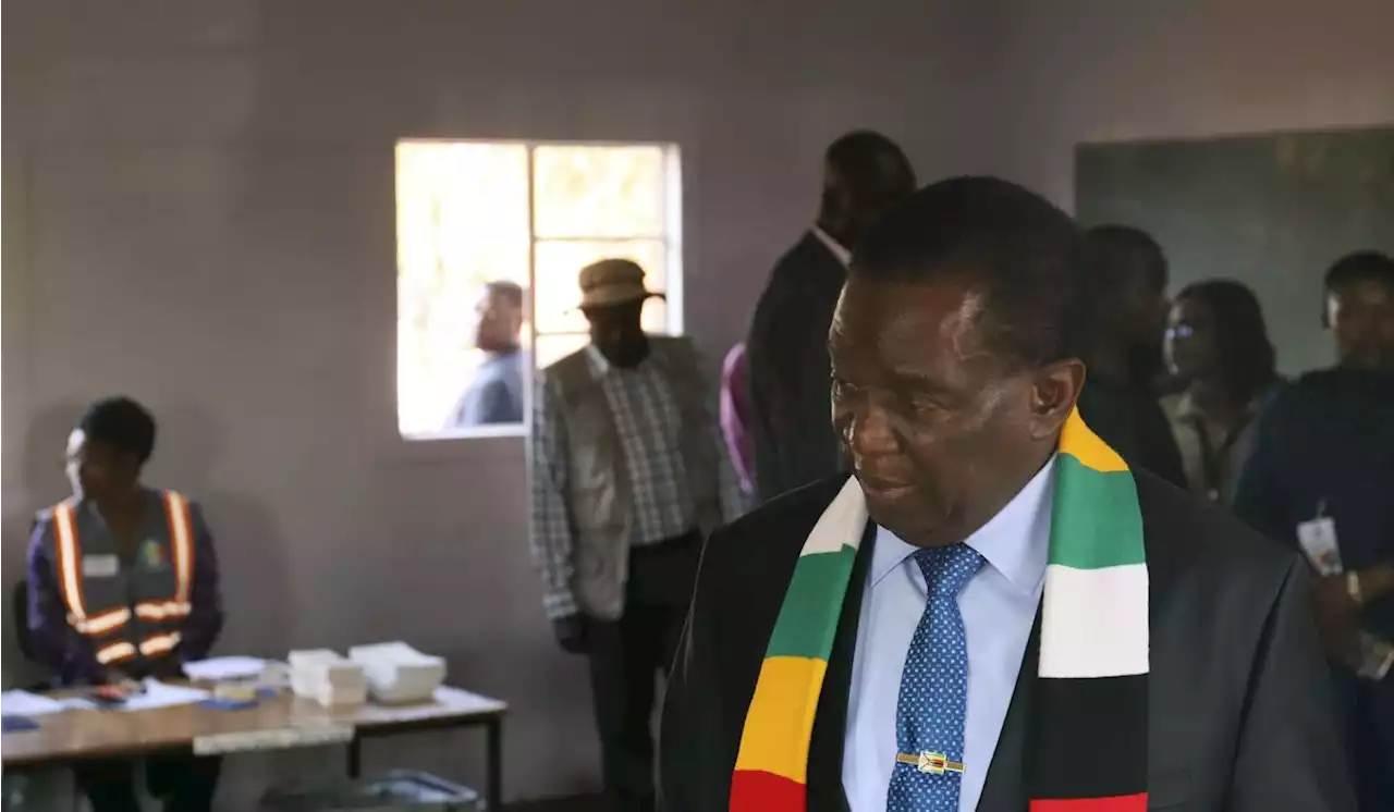 Zimbabwean President Emmerson Mnangagwa wins reelection after troubled vote, officials say