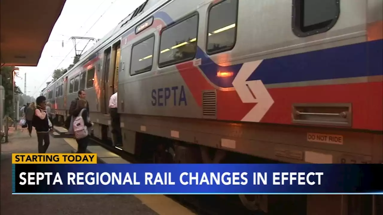 SEPTA officials release changes in regional rail schedules ahead of repair work