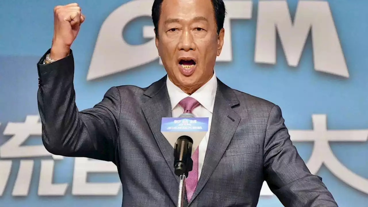 Foxconn billionaire Terry Gou says he will seek Taiwan's presidency as independent candidate