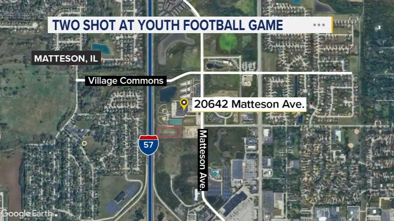 Matteson shooting at youth football game leaves 2 injured, police say