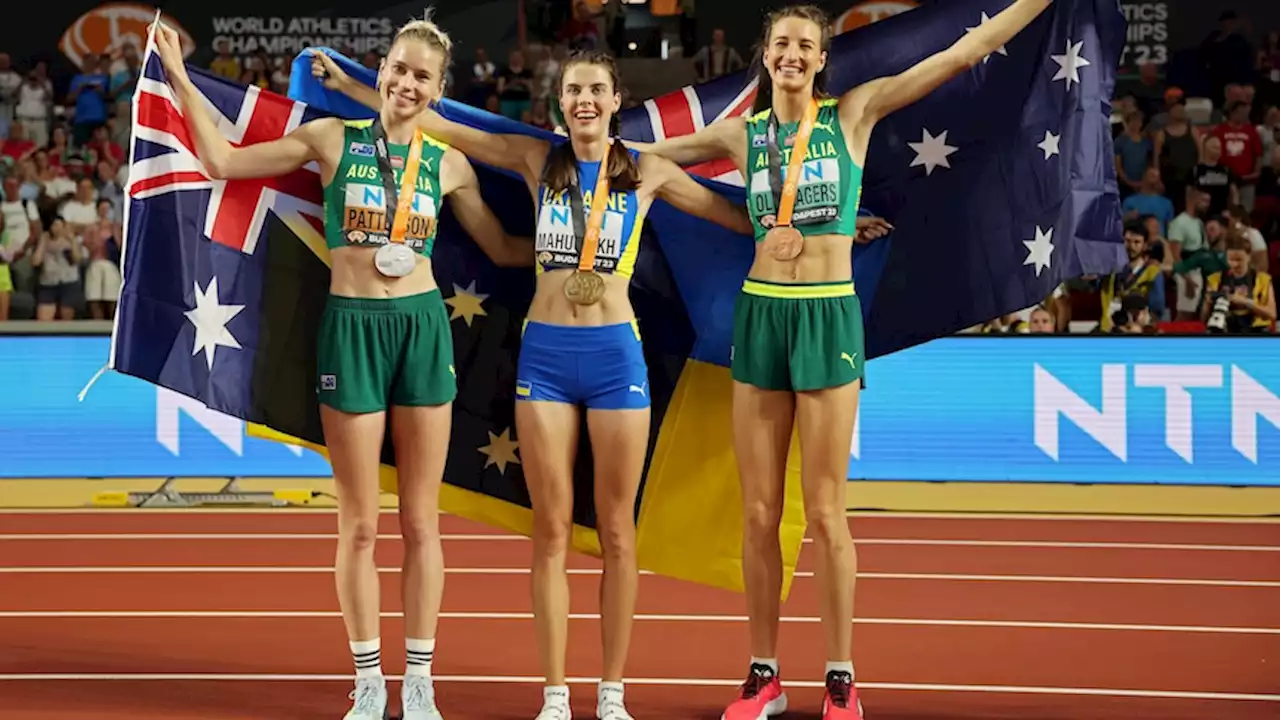 Patterson, Olyslagers in the high jump medals as Australia enjoys best-ever world champs haul