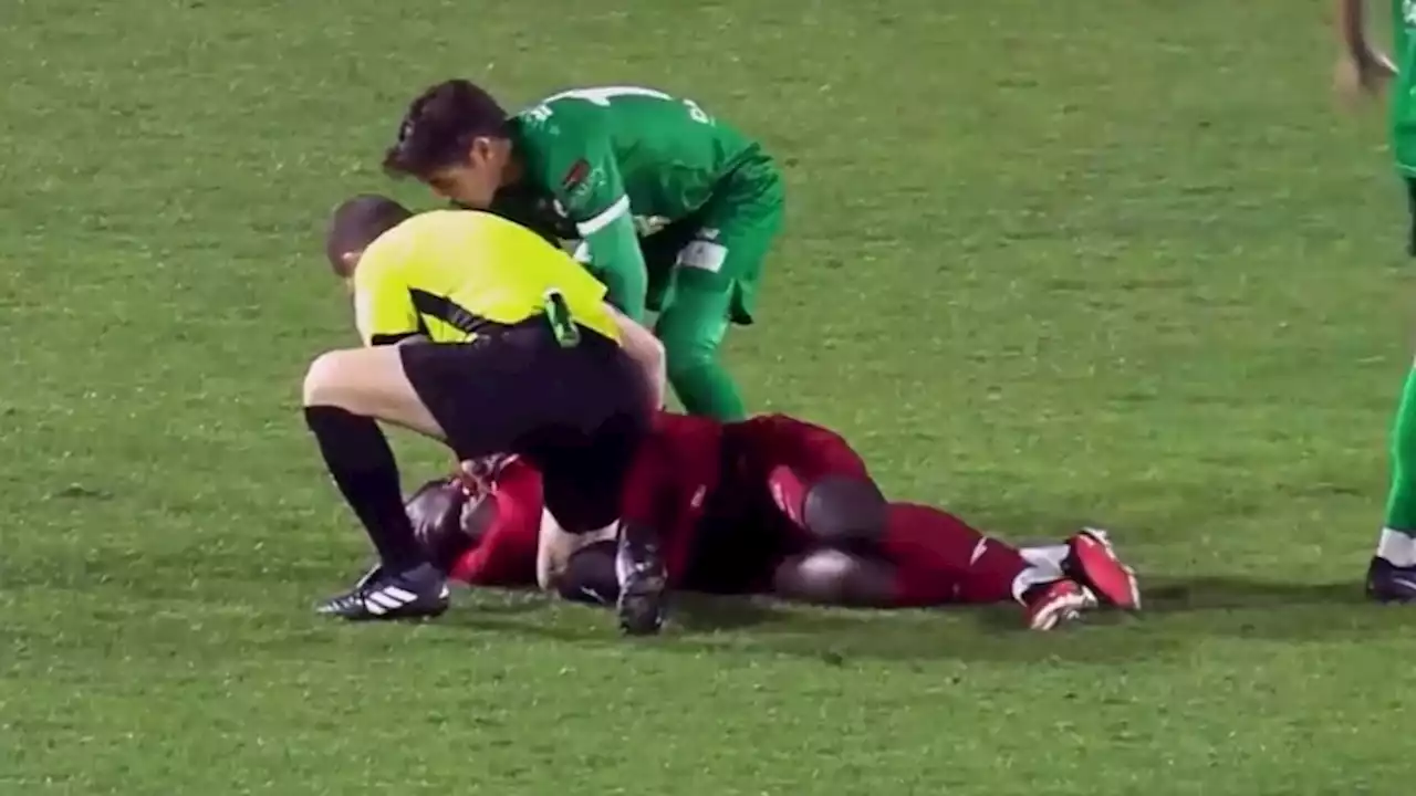 Ref recounts frantically rushing to aid of A-League star who appeared to be choking on his own tongue