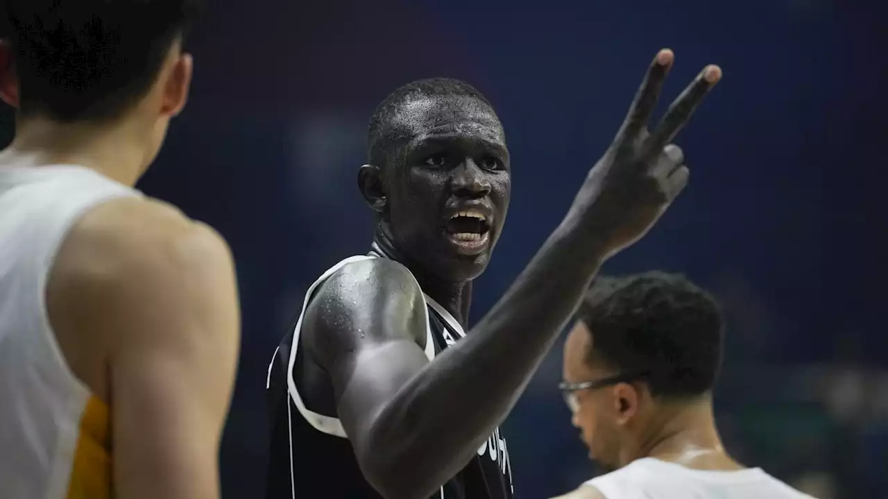 South Sudan's 7-foot-1 Khaman Maluach becomes one of the youngest to play in World Cup at only 16