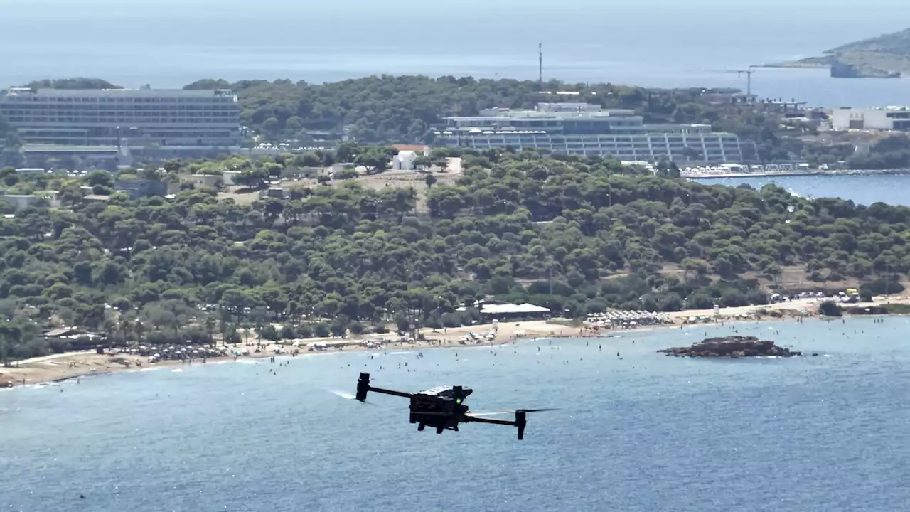 To stop wildfires, residents in some Greek suburbs put their own money toward early warning drones