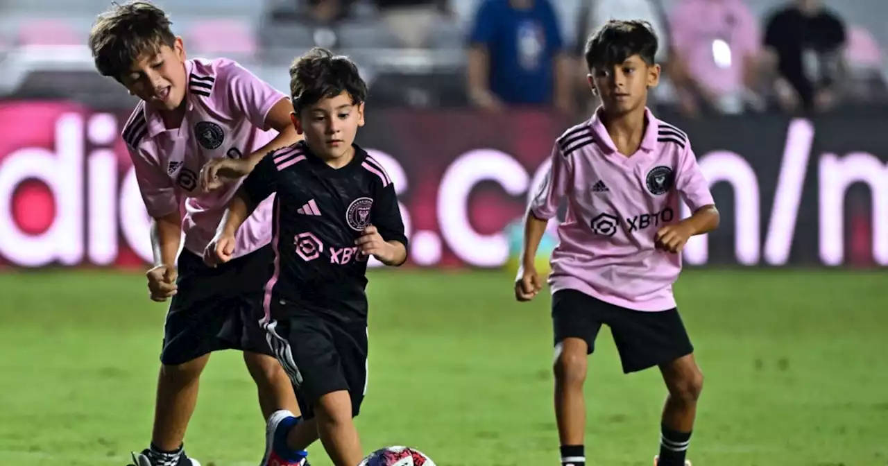 Thiago, hijo de Lionel Messi, entró en la Academia del Inter Miami