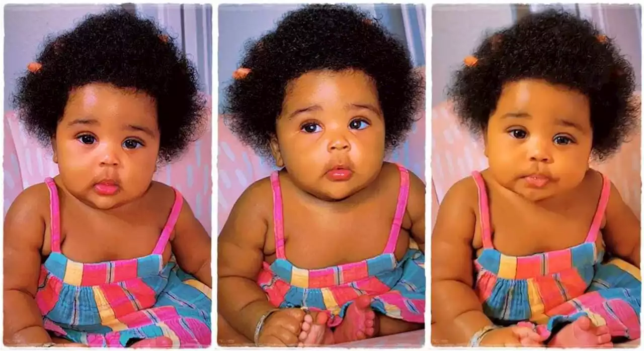 'Baby with swag': Netizens praise the richness of toddler's fantastic hair