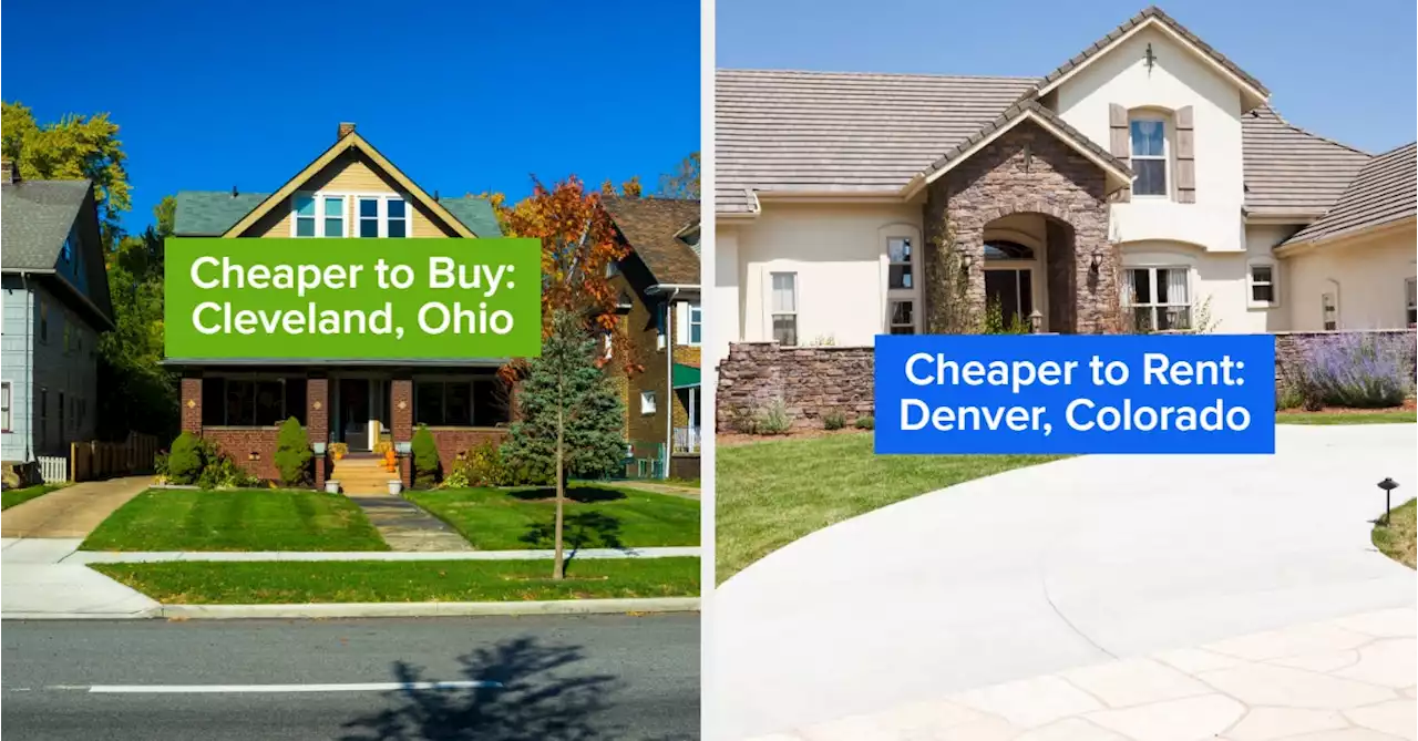 Here Are The Cities Where It's Cheaper To Rent Than Own, And The Ones That Are The Total Opposite