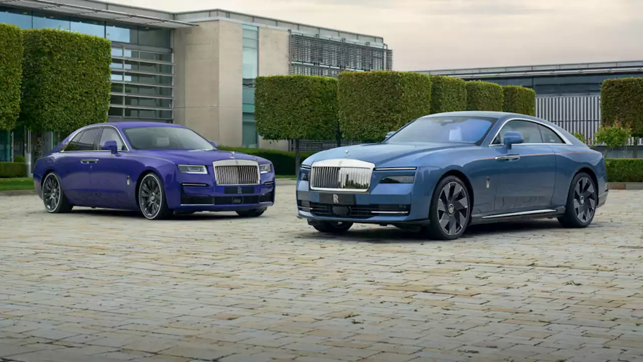 Rolls-Royce Showcasing Bespoke Spectre And Ghost At Salon Privé