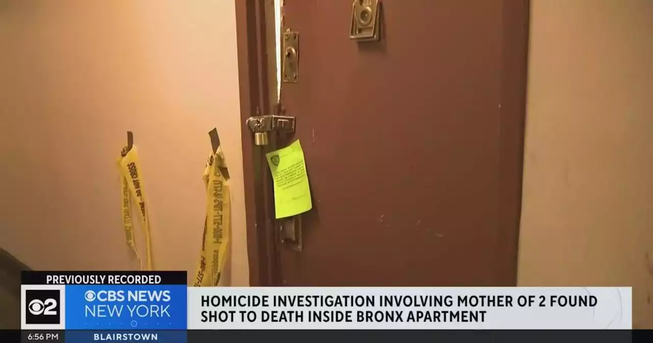 Homicide investigation underway following shooting of mother inside Bronx apartment