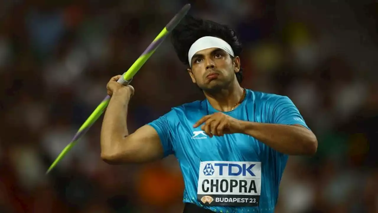 Chopra wins India's first gold at world championships in javelin