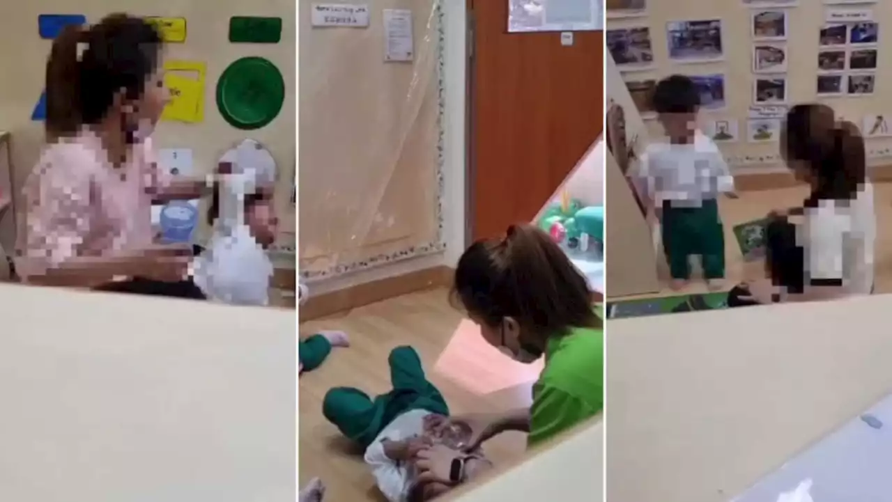 Teacher fired after videos surface of her allegedly abusing children at Woodlands preschool