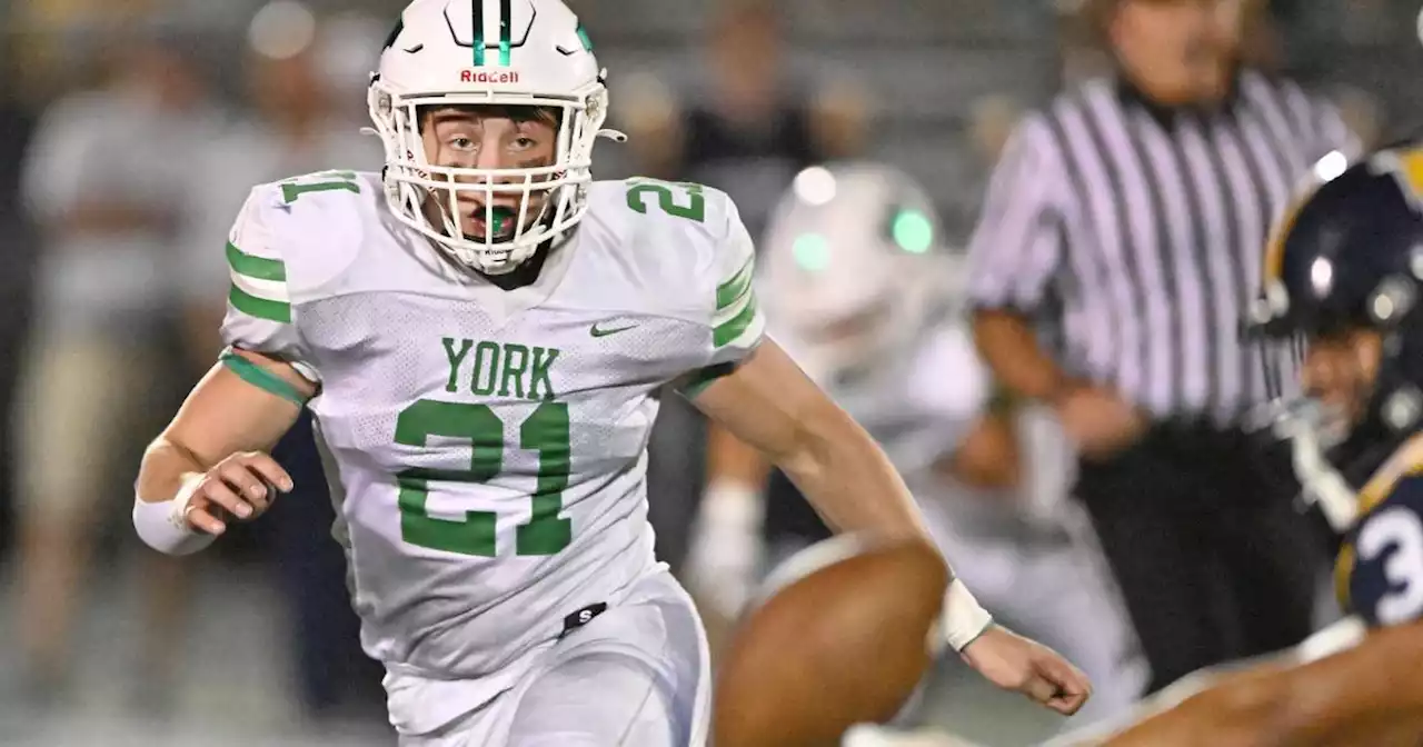 Football: Cole Ostendorf does heavy lifting for York