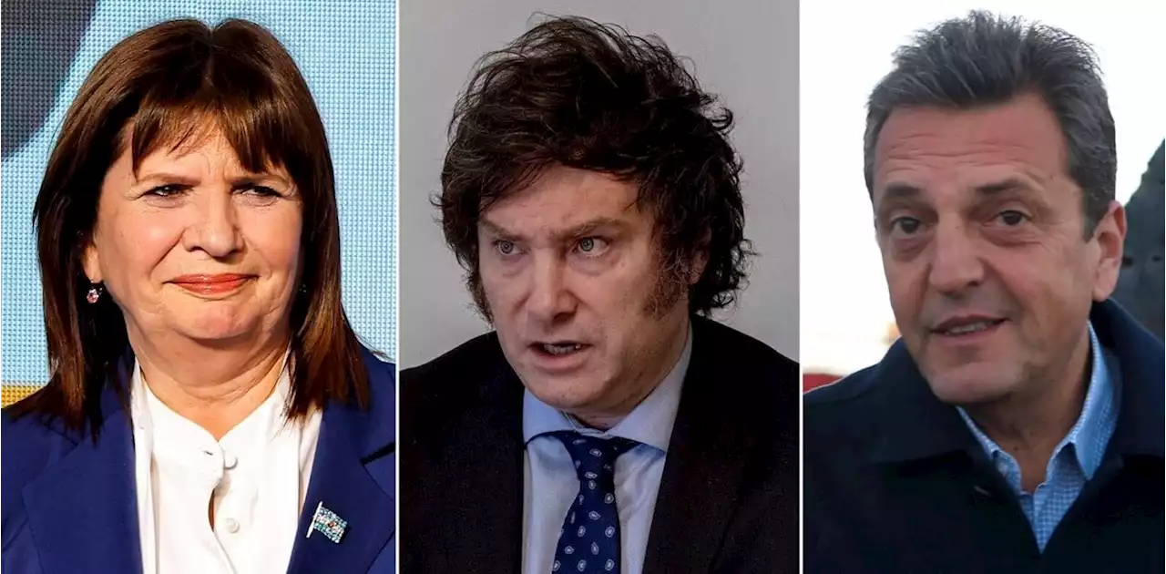 Patricia Bullrich dijo que, con sus anuncios, 'Sergio Massa se burla de la gente' y Javier Milei se preguntó si su gestión 'estalla antes o después de la elección'