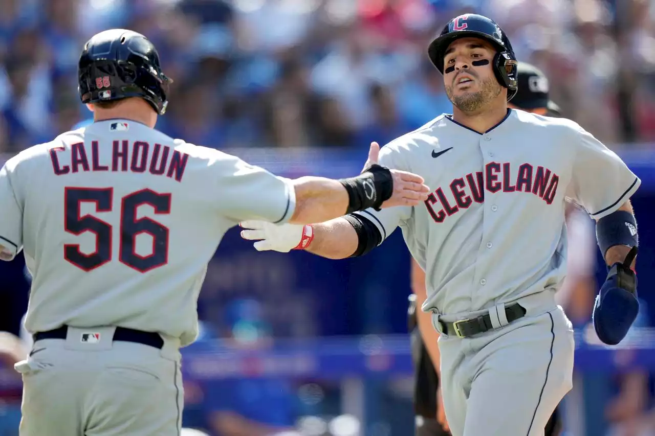 Guardians rally for four runs in the 11th to beat Toronto, 10-7