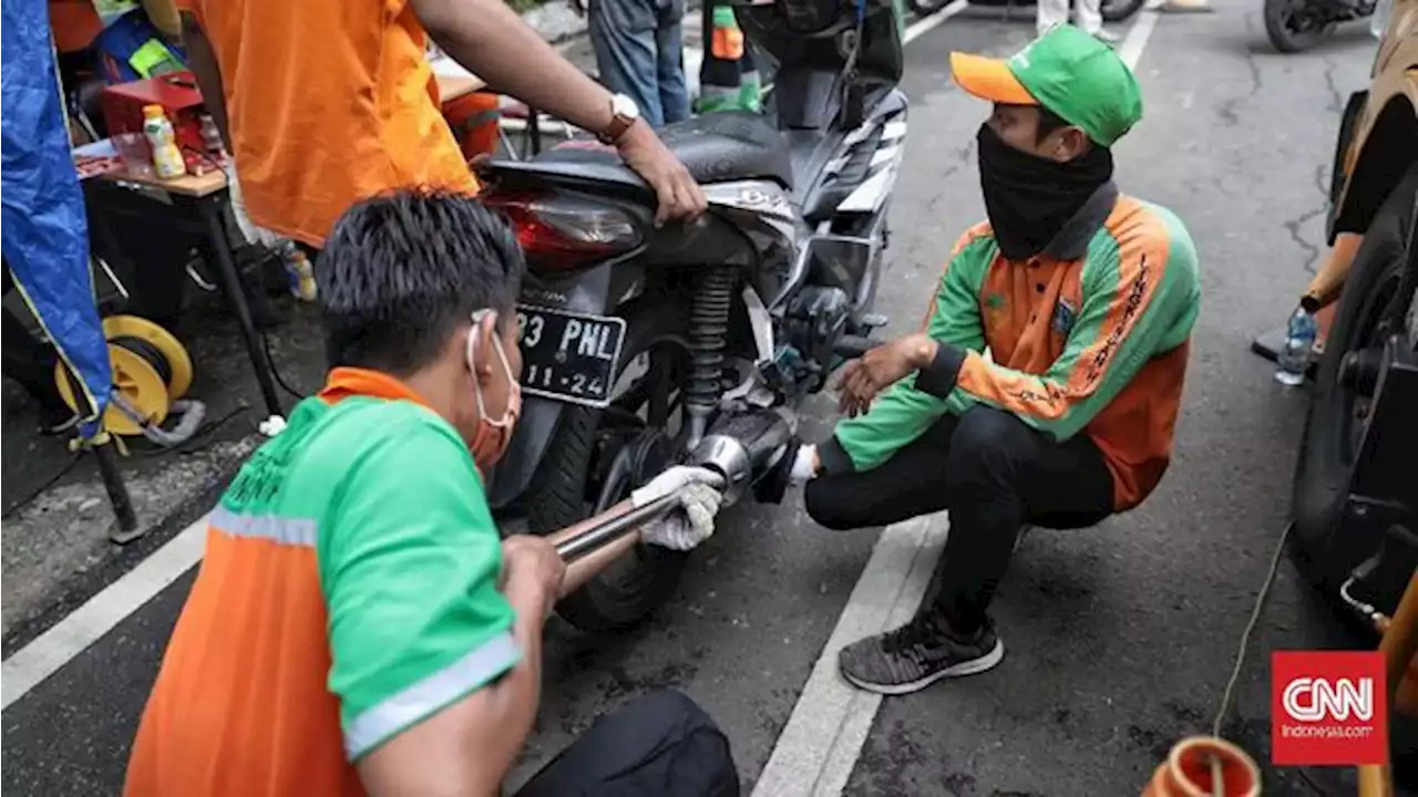 Trik Sepeda Motor Lolos Tilang Uji Emisi di DKI 1 September