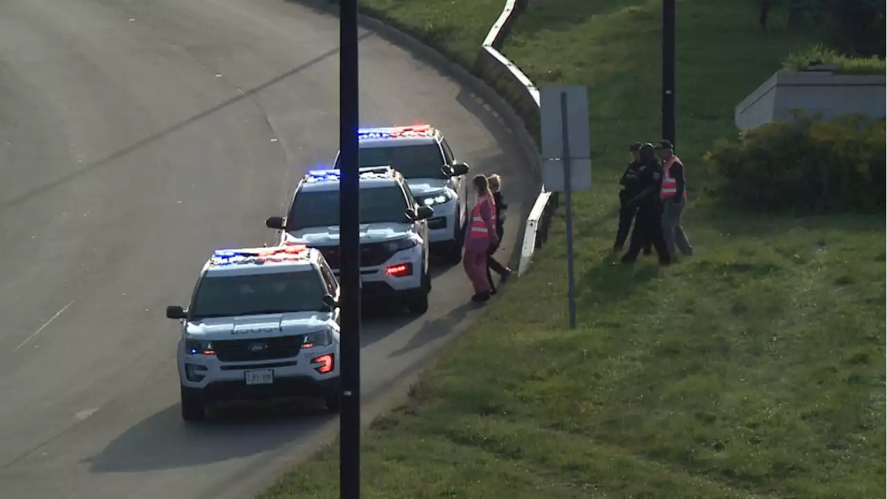 Two people arrested and charged as climate protesters again stop traffic in Ottawa