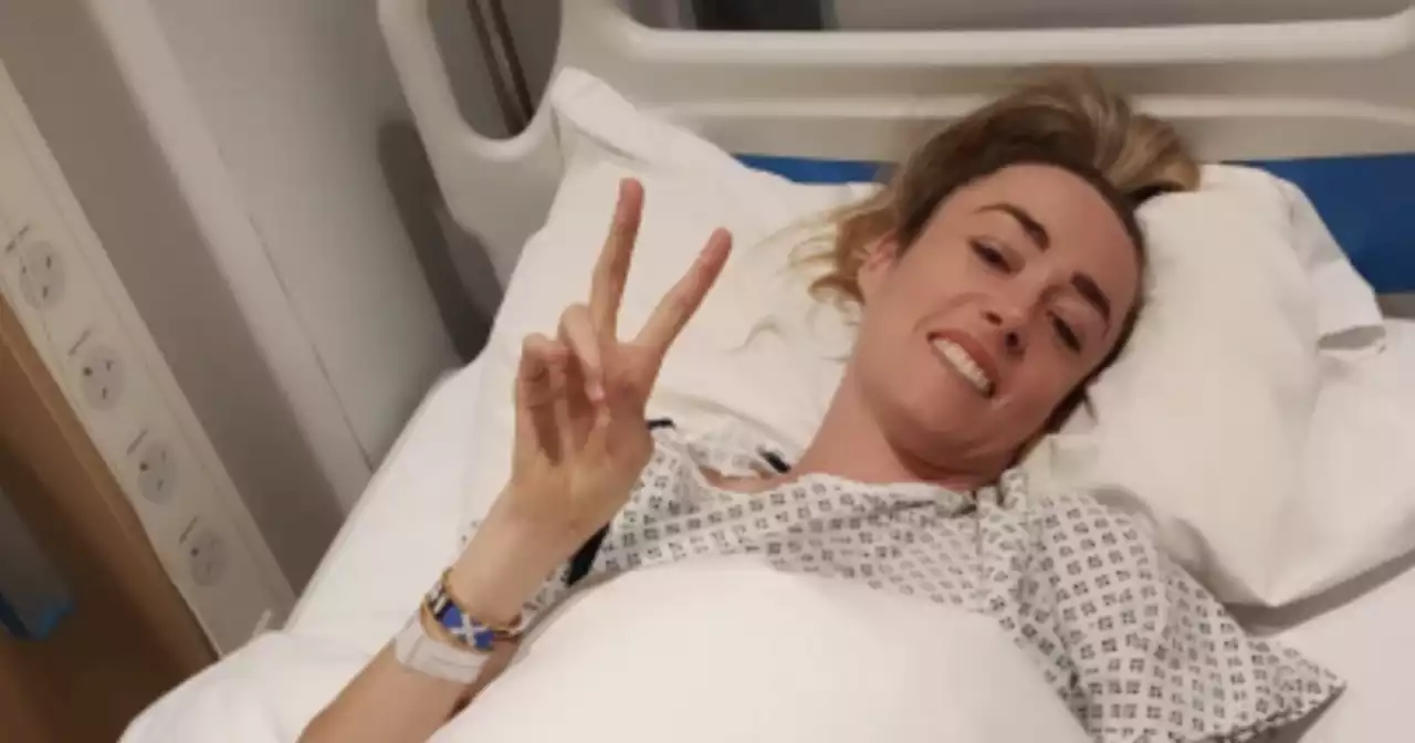 Eilish McColgan has emergency spinal surgery after falling ill at pal's wedding