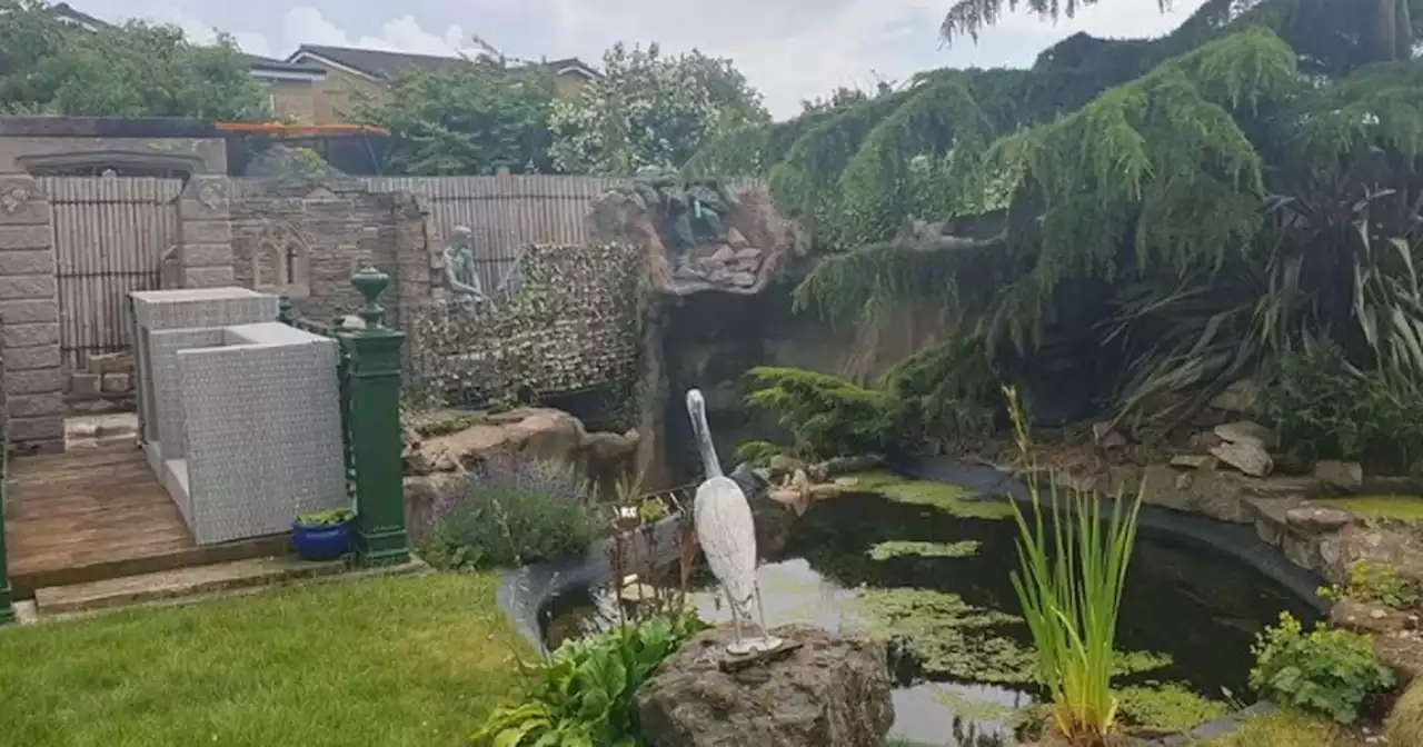 Elaborate underground cavern built in back garden without planning permission