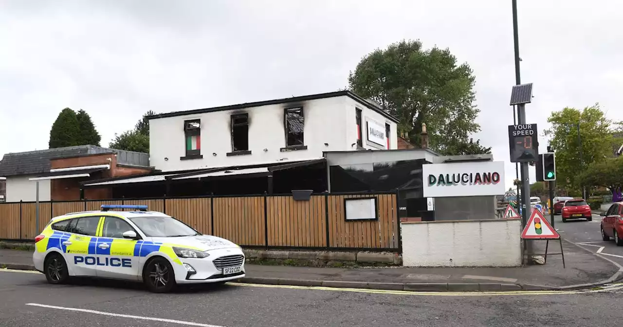 Police launch probe as plush Lanarkshire restaurant is torched for a SECOND time