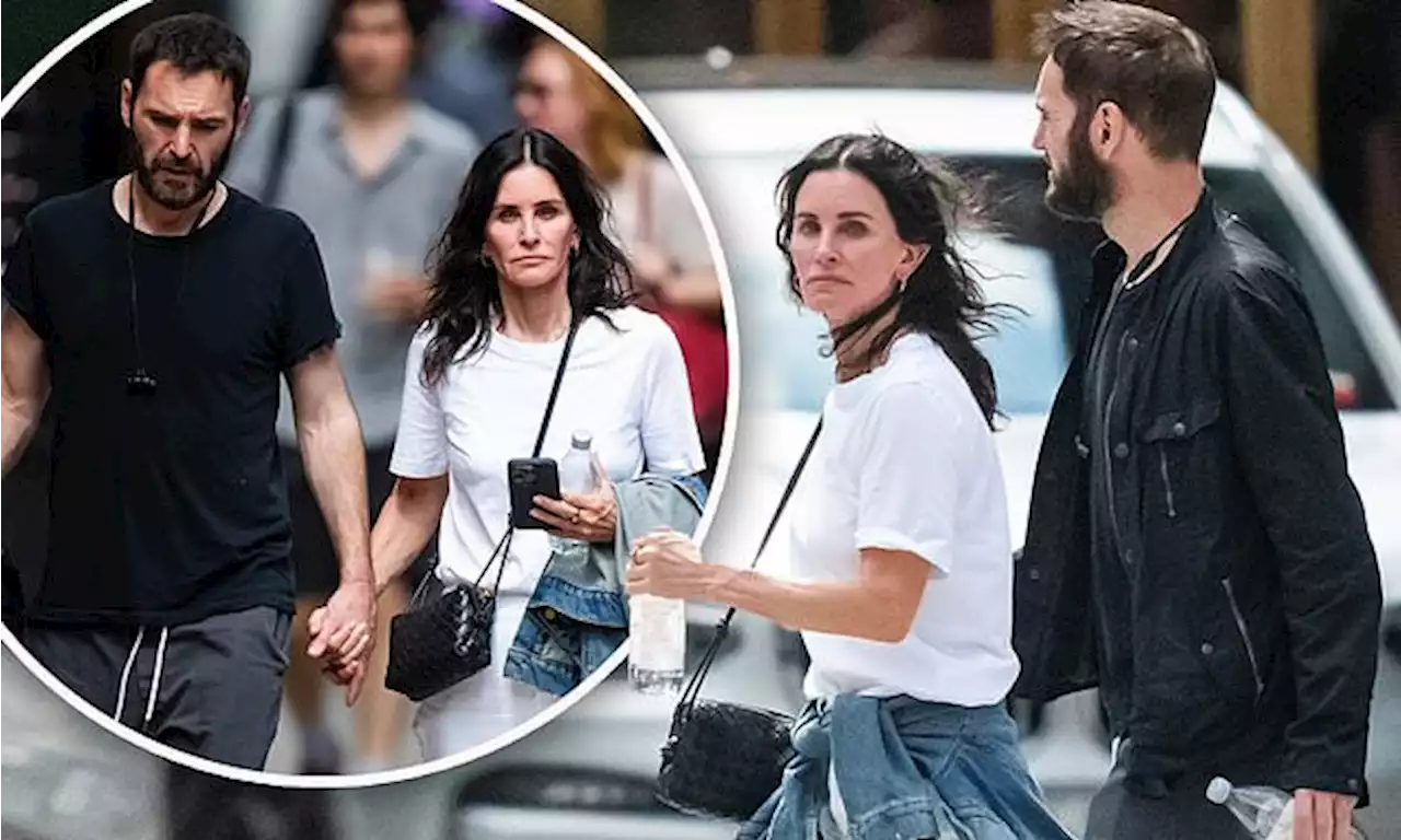 Courteney Cox and Johnny McDaid hold hands on a rare outing in NYC