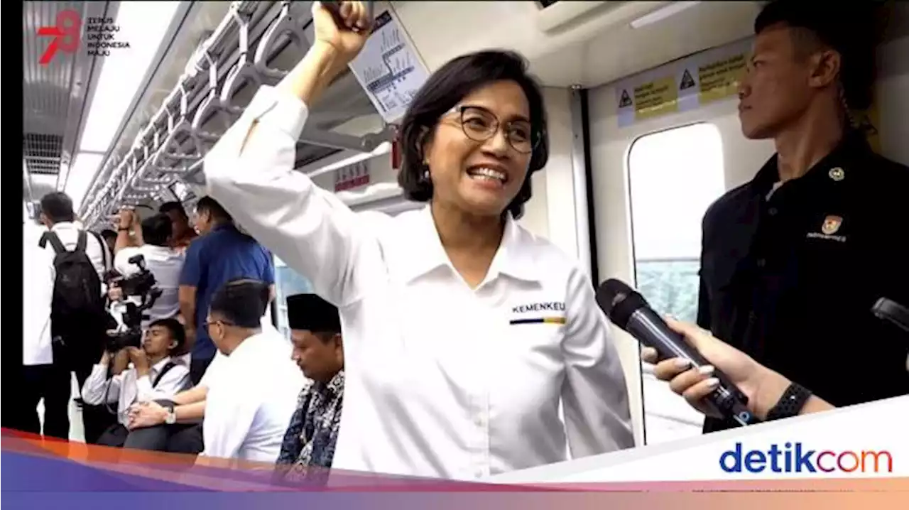 Jajal LRT Jabodebek yang Jalan Tanpa Masinis, Sri Mulyani: Deg-degan!