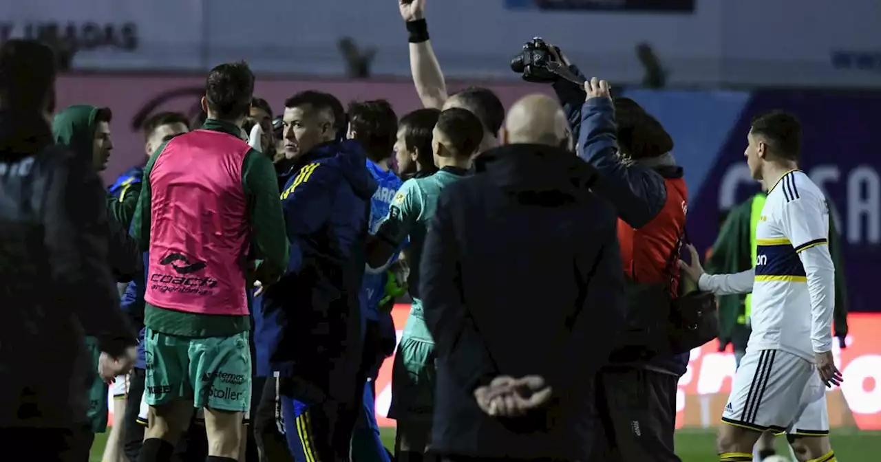 Final caliente en Junín: codazo dudoso a Valentini y dos expulsados