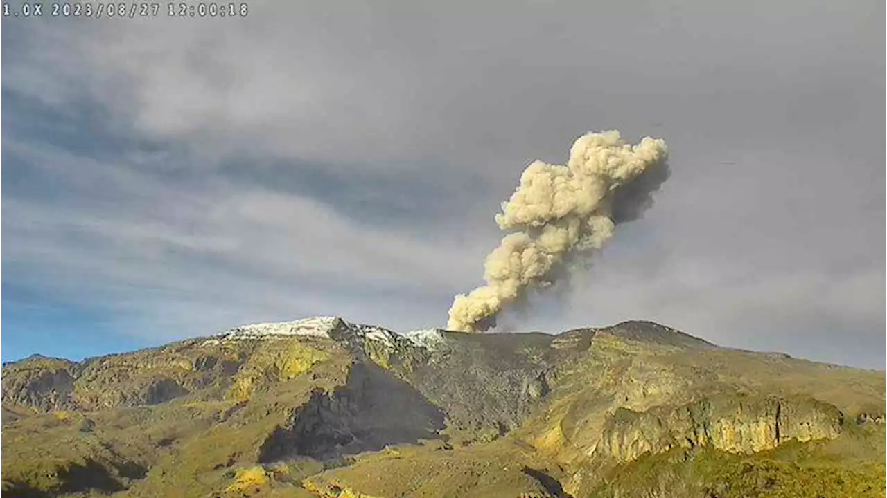 Nevado del Ruiz tuvo otro incremento leve en su actividad: reportan caída de ceniza en Manizales