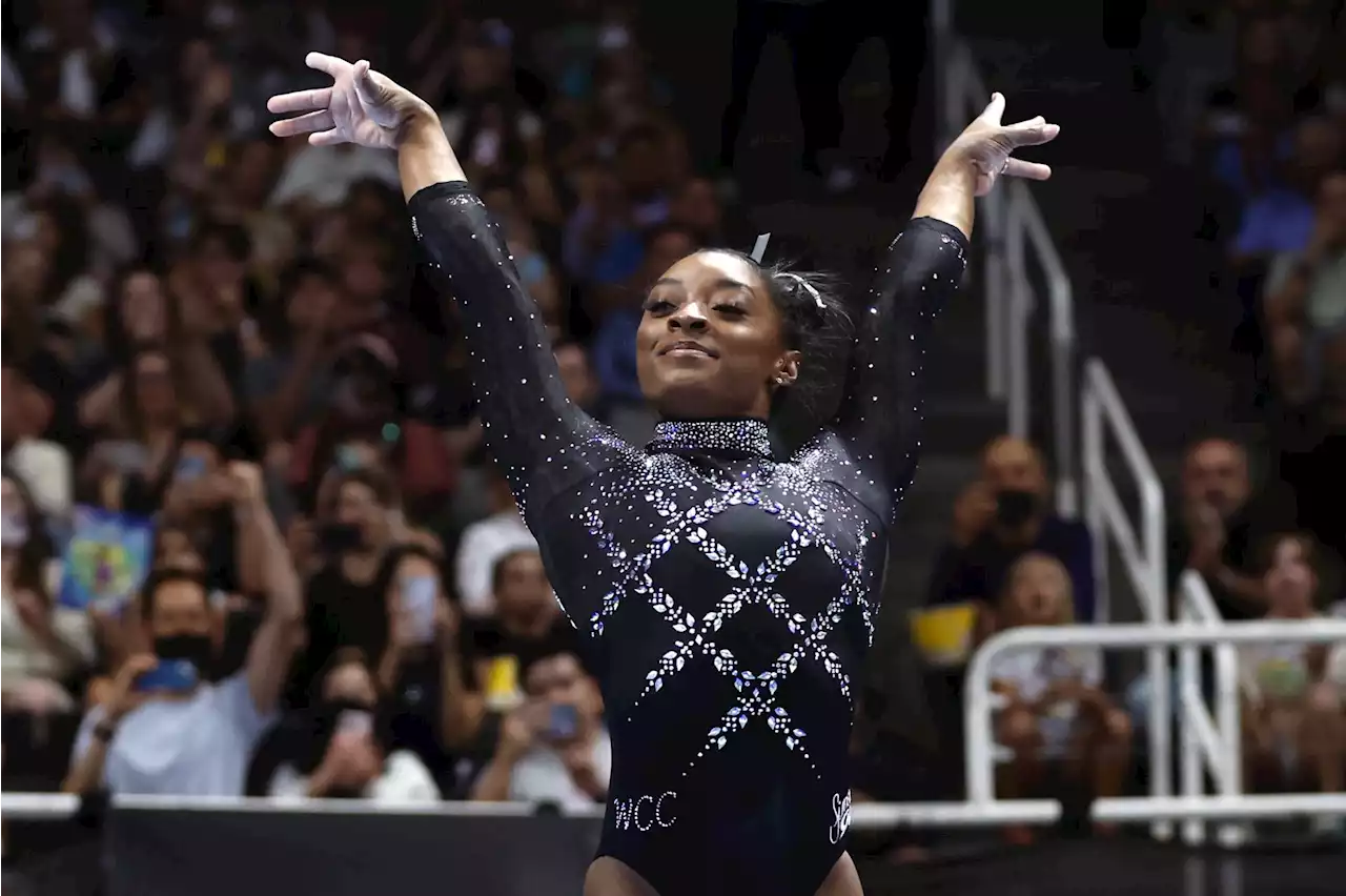 Simone Biles conquista su octavo título nacional y bate un nuevo récord