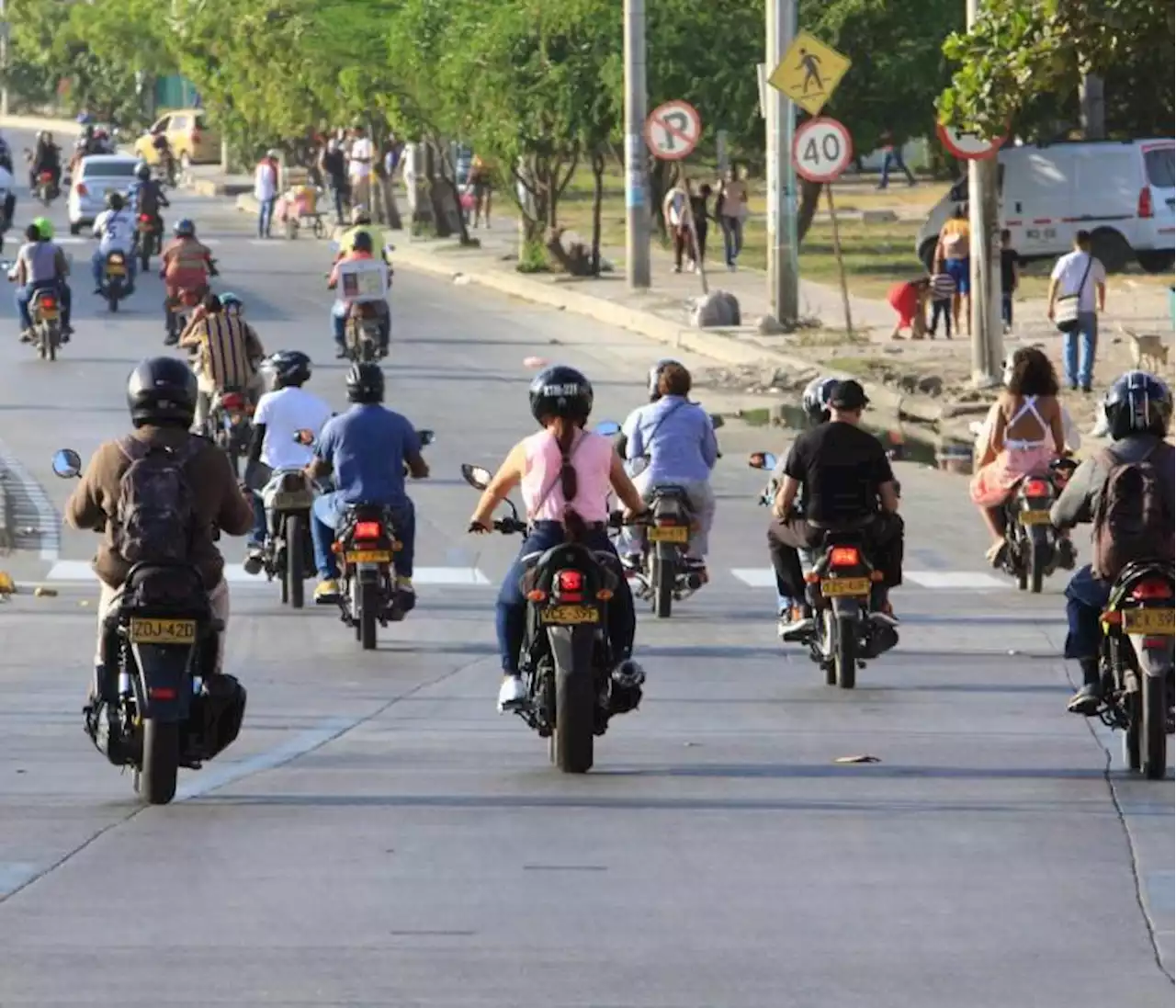 ¡Recuerde! Este lunes 28 de agosto es día sin moto en Cartagena