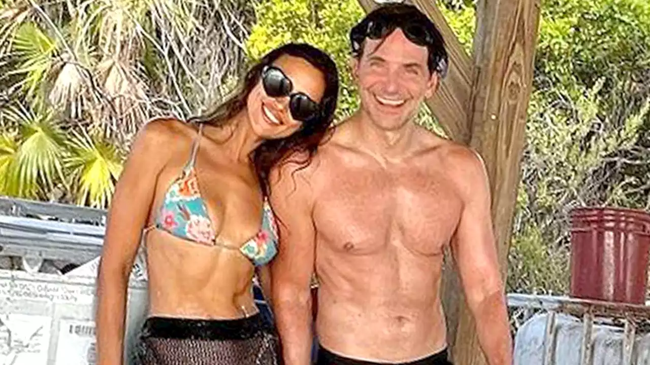 Irina Shayk and Ex Bradley Cooper Go Topless on Vacation Together