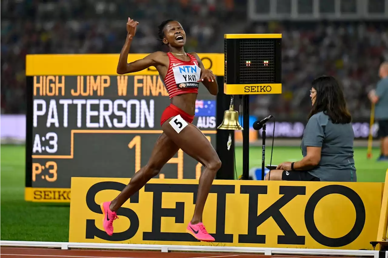 Bahrain’s Yavi wins women’s 3,000m steeplechase with last-lap surge