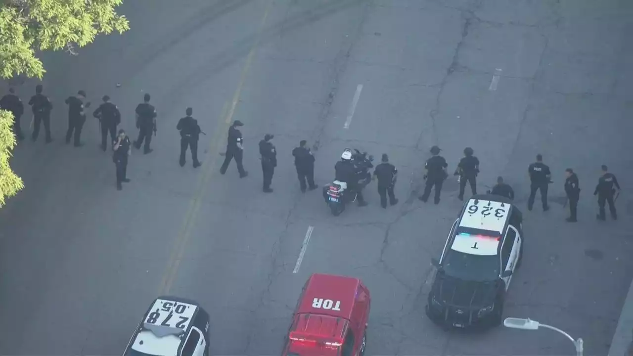 Large police presence at Del Amo Fashion Center in Torrance