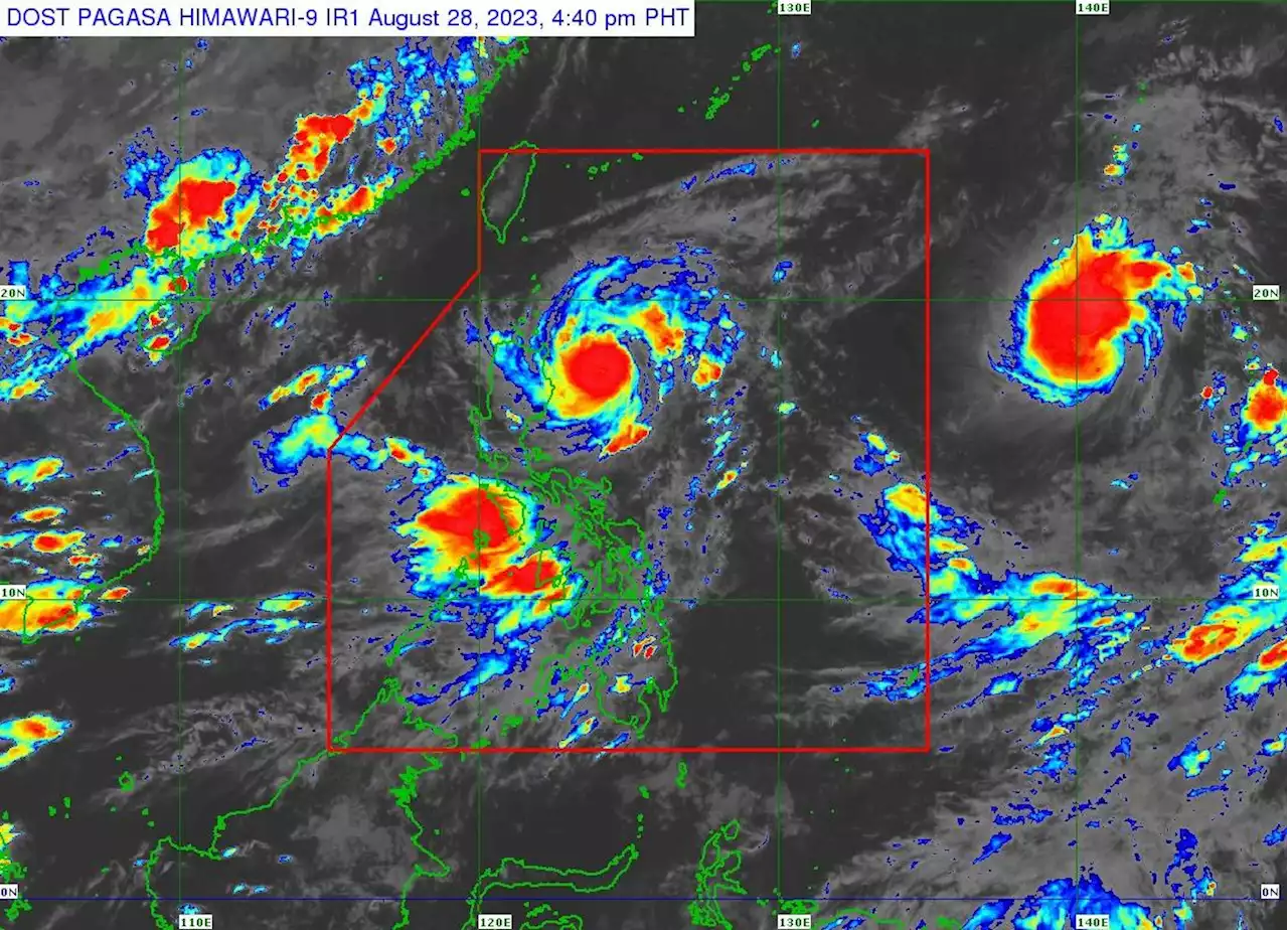 Three areas under Signal No. 1 as Goring moves north over Philippine Sea