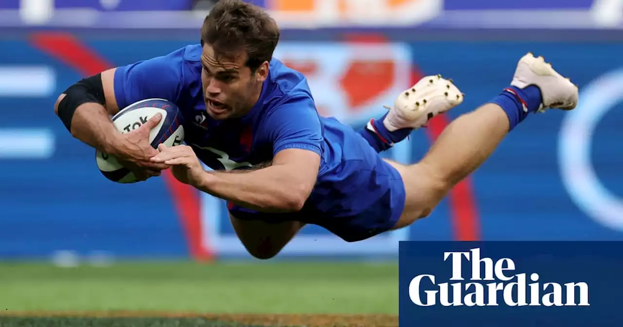 France’s Penaud scores twice in win for Rugby World Cup hosts over Australia