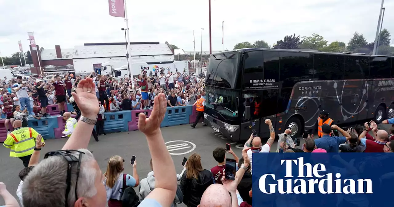 Motorway brick attack on Aston Villa team bus after victory over Burnley